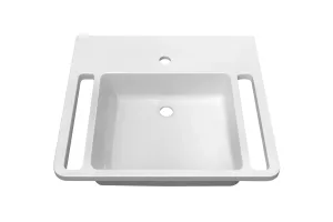 Умывальник Care 600 Белый матовый, Solid Surface