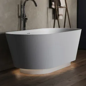 Ванна Ариэль 1700 с подсветкой, Белый матовый, Solid Surface