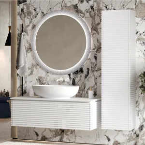 Столешница Монблан 65, Белый матовый, Solid Surface
