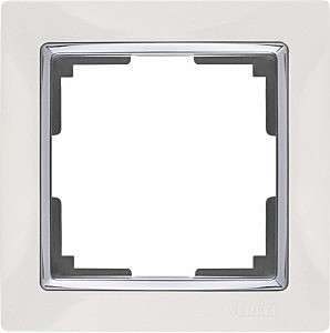 Рамка Snabb WL03-Frame-01-white / Рамка на 1 пост (белый)