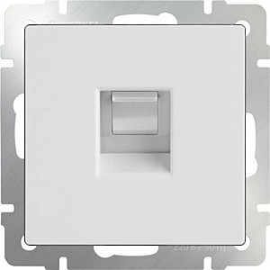 Розетка Белый WL01-RJ-11 / Телефонная розетка RJ-11 (белая)