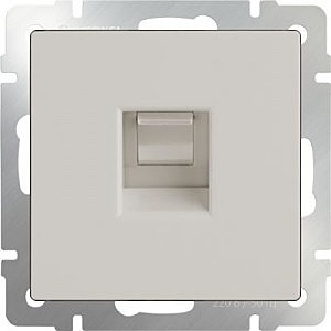 Розетка Слоновая кость WL03-RJ-45-ivory /Розетка Ethernet RJ-45 (слоновая кость)