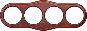 Рамка Werkel WL20-frame-04 / Рамка на 4 поста (итальянский орех)