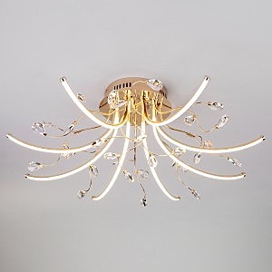 Потолочная люстра Sacura 90087/8 золото 64W