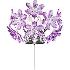 Настенное бра с цветы Globo PURPLE 5142-2W
