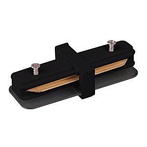 Коннектор Elektrostandart TRC-1-1-I-BK / Коннектор прямой для однофазного шинопровода (черный)