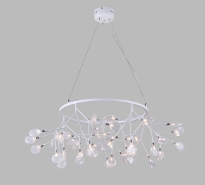 Подвесная люстра Evita EVITA SP45 D WHITE/TRANSPARENT