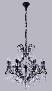 Подвесная люстра Magnifico MAGNIFICO SP13 BLACK/TRANSPARENT