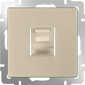 Розетка Шампань WL11-RJ-11 / Телефонная розетка RJ-11 (шампань)