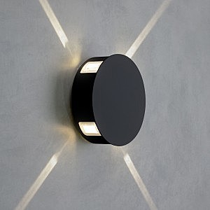 Уличный настенный светильник Techno LED 1545 TECHNO LED BEAM черный