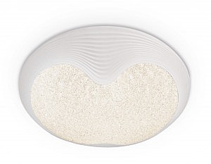 Светильник потолочный Orbital Crystal Sand FS1223 WH 48W D400