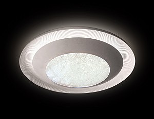 Светильник потолочный Orbital Crystal Sand FS1260 WH/SD 48W D500