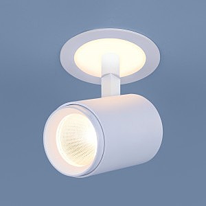 Встраиваемый светильник DSR002 DSR002 9+3W 3300K белый матовый (DSR002 9W 3300K)