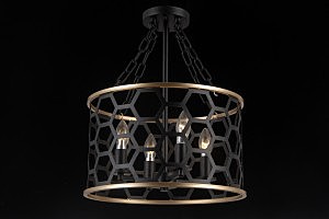 Подвесная люстра Valencia VALENCIA 81059-4C MATT BLACK