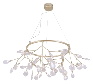 Подвесная люстра Evita EVITA SP45 D GOLD/TRANSPARENT