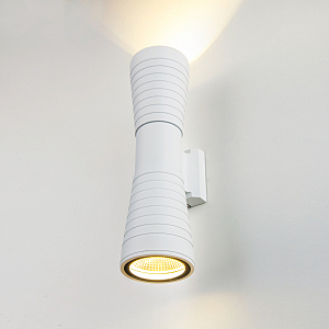 Уличный настенный светильник Tube 1502 TECHNO LED TUBE DOBLE белый