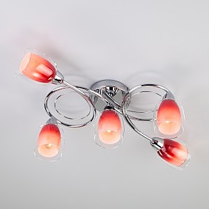 Потолочная люстра Potpourri 30153/5 красный