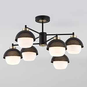 Потолочная люстра Nocciola 70106/6 черный Smart
