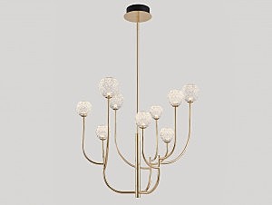 Люстра на штанге 3800 3809/C gold