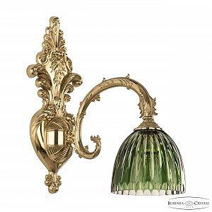Настенное бра 7109 7109B15/1/210 G P1 D Clear-Green/H-1K