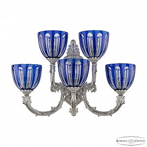 Настенное бра 7109 7109B15/3+2/210 NW P1 U Clear-Blue/H-1H