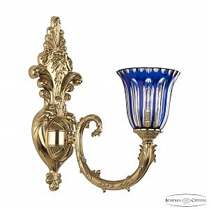 Настенное бра Florence 7109B15/1/210 G P2 U Clear-Blue/H-1H