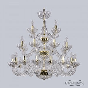 Подвесная люстра 1310 1310/16+8+4/300/3d G Cl/Clear/M-1F