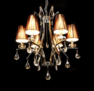 Подвесная люстра Lumina Deco LDP 66247-6 BR+CHR