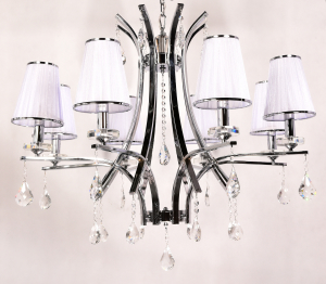 Подвесная люстра Lumina Deco LDP 66247-8 WT+CHR