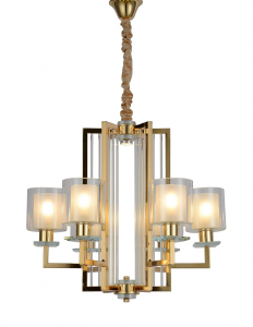 Подвесная люстра Manhattan LDP 8012-6 F.GD