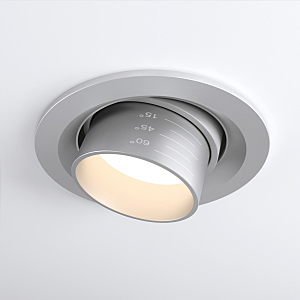 Встраиваемый светильник 9919&9920 Zoom 9920 LED 15W 4200K серебро