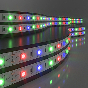 LED лента 24V 14,4W IP20 Лента светодиодная 60Led 14,4W IP20 мульти (5050 24V 60Led 14,4W IP20 RGB)