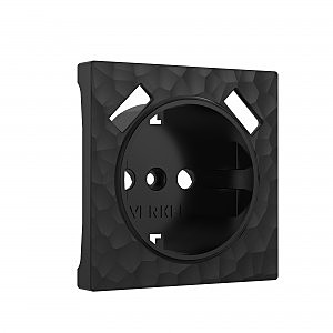 Накладка на механизм W1279508/ Накладка для розетки USB (черный)
