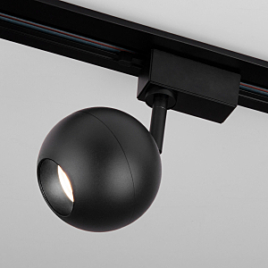 Трековый светильник Ball Ball Черный 12W 4200K (LTB77) однофазный