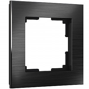 Рамка Werkel W0011708/ Рамка на 1 пост Aluminium (черный алюминий)