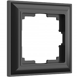 Рамка Werkel W0012208/ Рамка на 1 пост Fiore (черный матовый)