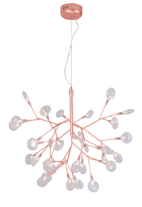 Подвесная люстра Evita EVITA SP36 COPPER/TRANSPARENT