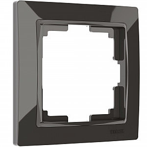 Рамка Werkel W0012007/ Рамка на 1 пост Snabb basic (серо-коричневый)