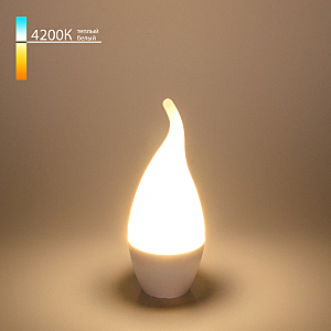 Светодиодная лампа Свеча на ветру Свеча на ветру СDW LED D 6W 4200K E14 (BLE1419)