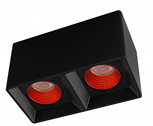 Накладной светильник DK3030 DK3085-BK+RD