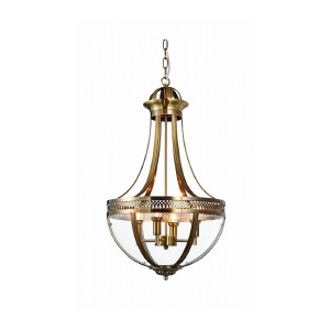 Подвесная люстра Capitol KM0287P-4 antique brass