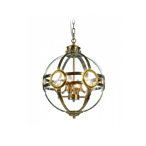 Подвесная люстра Hagerty KG0516P-3 antique brass