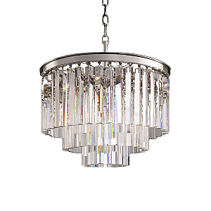 Подвесная люстра 1920s Odeon KR0387P-6 chrome/clear