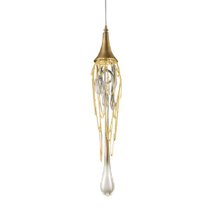 Светильник подвесной Goddess Tears P68009S-1G gold