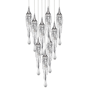 Светильник подвесной Goddess Tears P68009L-9H chrome