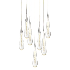 Светильник подвесной Pour P98036-7 silver