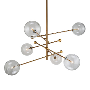 Люстра на штанге Globe Mobile KG0835P-6 brass