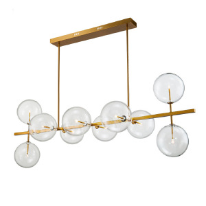 Люстра на штанге Globe Mobile KG0965P-10L brass