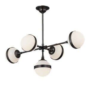 Люстра на штанге Peggy 9252P/5L black