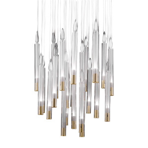 Светильник подвесной Candle P68094-25 brass